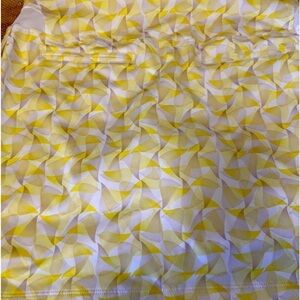 Nike Golf skort yellow and grey designer golf women's size 4 with a 16” waist